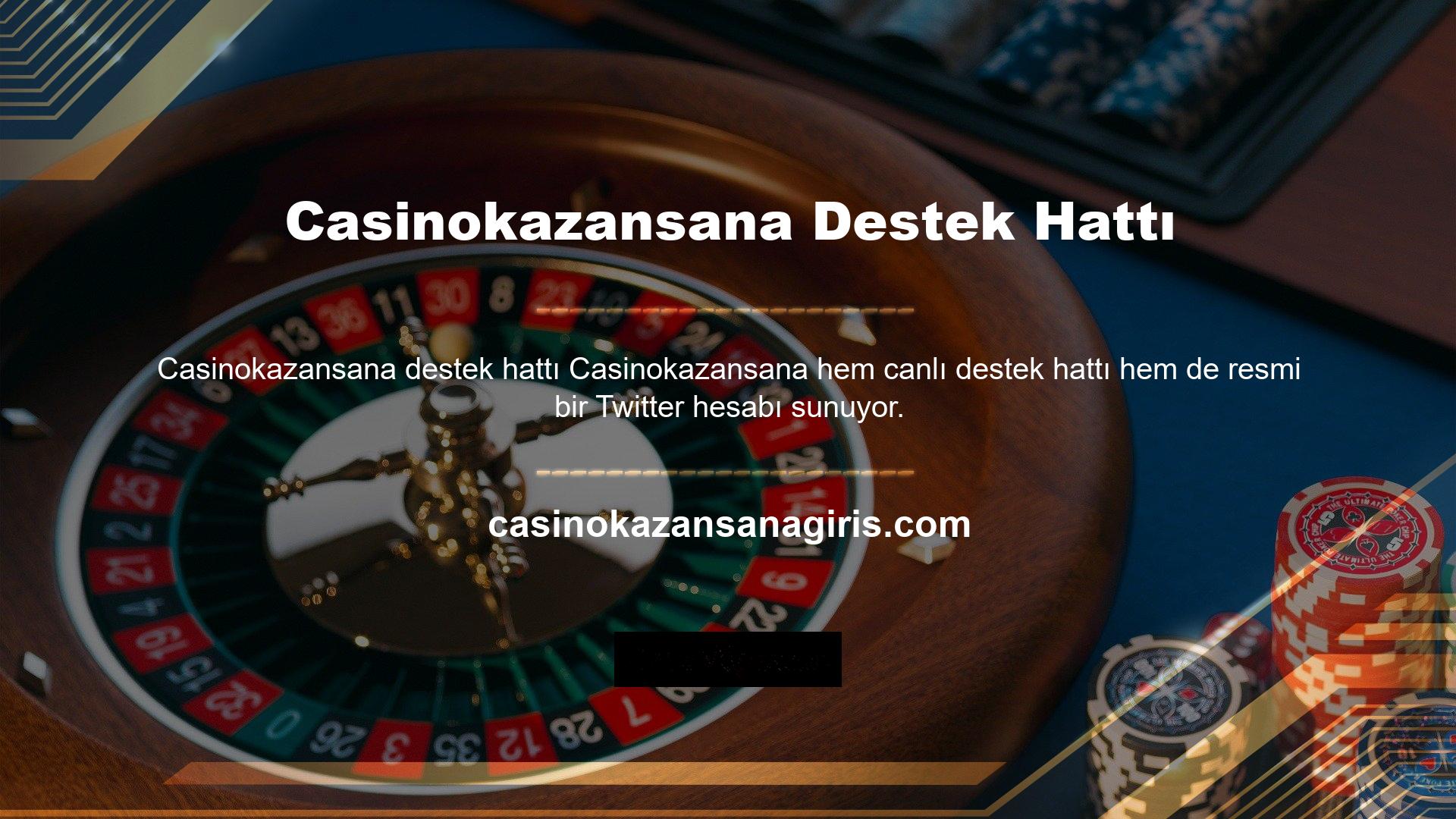 Bu çevrimiçi casino platformunun müşteri hizmetleri temsilcileri, casino bölgesindeki müşterilere yardımcı olma konusunda son derece yetenekli ve istekli